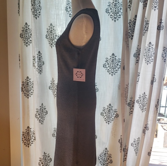 Nanette Lepore BNWT Charcoal Black Dress Large - Picture 5 of 7